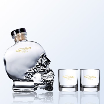 Stars & Wines| 水晶骷髏頭雕刻禮物 文字雕刻禮物 生日禮物 客製