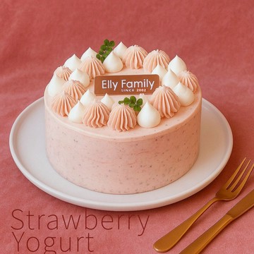 ［快速出貨］【艾立蛋糕】草莓優格冰淇淋蛋糕5吋