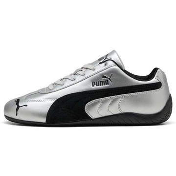 Puma 賽車鞋 男鞋 女鞋 Rosé同款 Speedcat Metallic 銀【運動世界】40368901