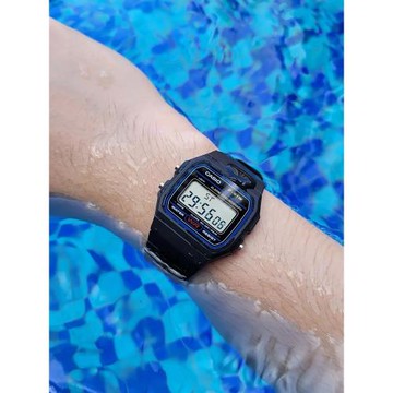 casio卡西歐手表小方塊復古電子男表小銀塊方表A158W A168 f91w