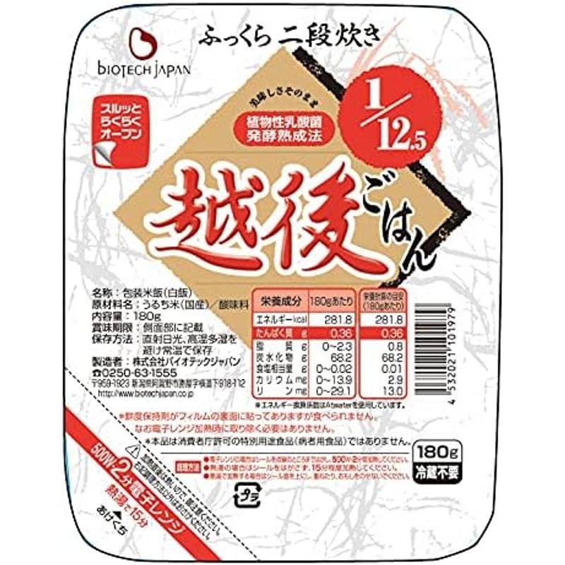 たんぱく質1 12.5 越後ごはん 180g×20食