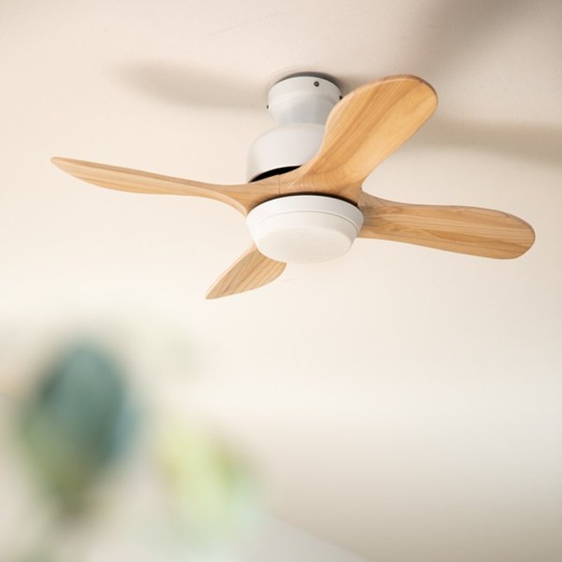 シーリングファンライト Led 薄型 リモコン付き ウェイン 4ブレード 4羽根 照明 調光 照明器具 天井照明 おしゃれ リビング 吹き抜け 電気 通販 Lineポイント最大0 5 Get Lineショッピング