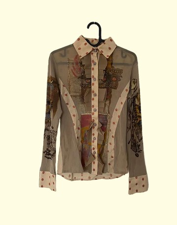 Save the queen 中古 吉普賽印花外衣