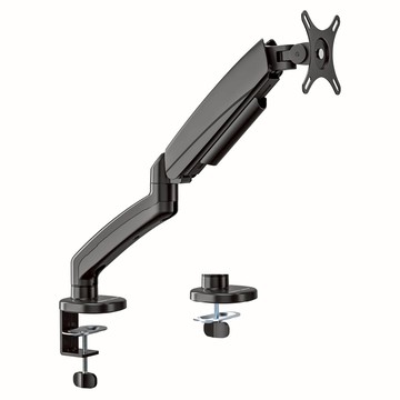 HAPPY TECH 快樂科技 桌上型懸浮螢幕手臂支架 T55-C01E2 32吋  黑色  1個