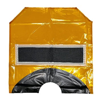 XPERT 防災專家 日本優良設計獎防火火災逃生防煙面罩  41 x 38cm  黃色  1個