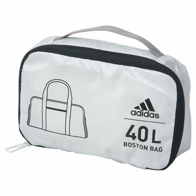 〇Kd左1013 デッドストック adidas スポーツバッグ 白×赤 〇Kd左1013