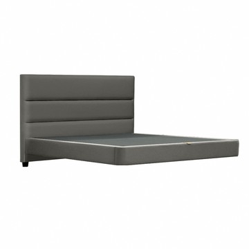 IHouse-布蘭頓 雙大6尺 現代貓抓皮(床片+懸浮床) 房間2件組奶杏仁#627-02