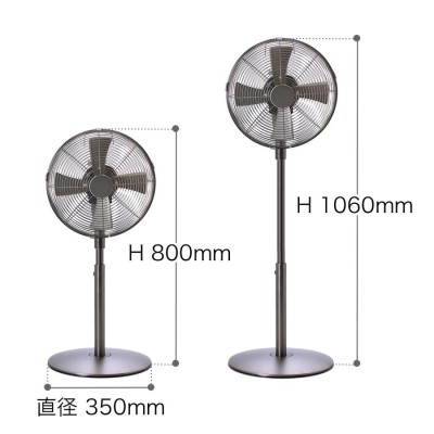 扇風機 おしゃれ レトロ レトロ扇風機 メタル メタルファン スチール 