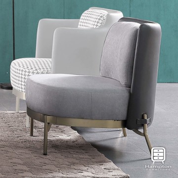【Hampton 漢汀堡】奧德里奇無扶手單人沙發