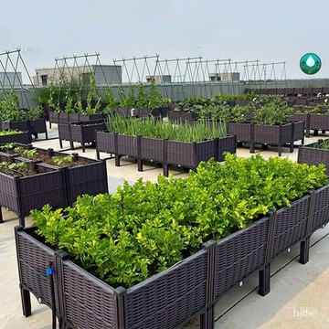 ??陽臺種植箱 種植箱 種菜箱 美植袋 種菜盆組裝簡單結實耐用 花園加寬花盆 植栽盆 爬藤種菜專用箱 花盆種植箱