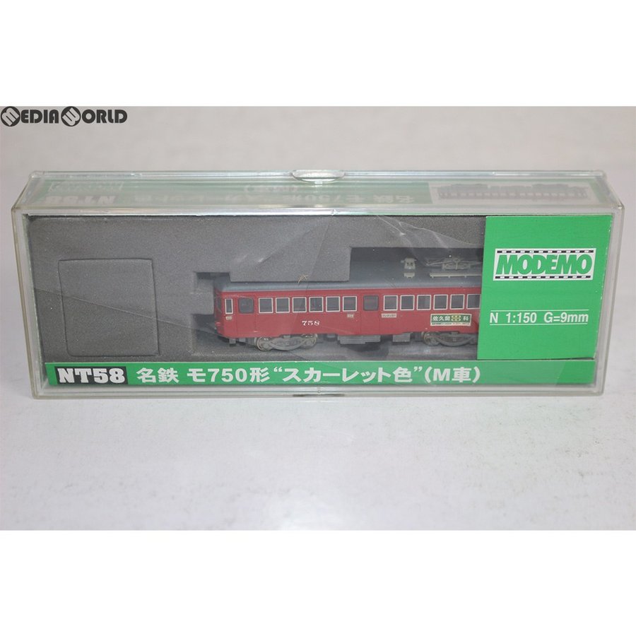 『中古即納』{RWM}NT58 名鉄 モ750形 スカーレット色(M車) N