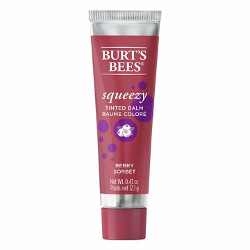 Burt's Bees 100% Natural Origin Squeezy Tinted Lip Balm 純天然原產地擠壓式有色護唇膏 (各種色調) - Berry Sorbet