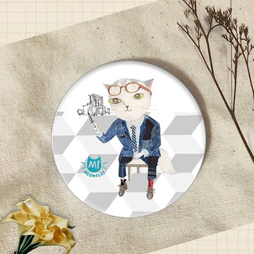 Meowflat 胸章/徽章/別針|貓2.0系列
