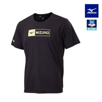 MIZUNO美津濃 短袖T恤上衣 男款 黑_32TAC00109