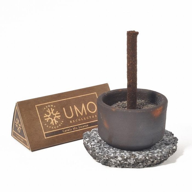 ウモ レコレクトル(UMO Recolector)Aroma Patagonia Incense Holder アロマ パタゴニア インセンスホルダーキット  お香10本入り付[VOLCANO] | LINEショッピング