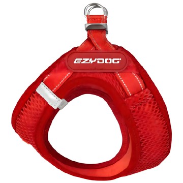 EZYDOG 動能透氣胸背帶 T  1個  XXS(胸圍27~31cm)  紅色