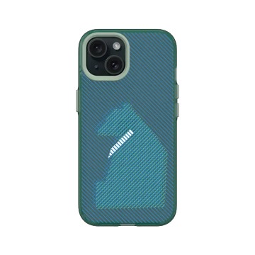 iPhone 15 JellyTint 憂墨綠 - None - 台灣黑熊 - 線條版