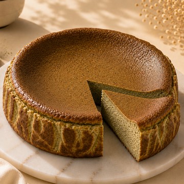 🚚快速出貨🚚💝焙你，回甘!【甜盒子Pâtisserie S.】8吋日本靜岡焙茶巴斯克
