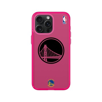 iPhone 15 Pro Max Clear 粉漾桃 - NBA - B&W-金州勇士 Golden State Warriors B&W - Light