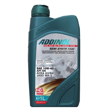 ADDINOL SEMI SYNTH 10W40 合成機油【299免運領券再享折扣】