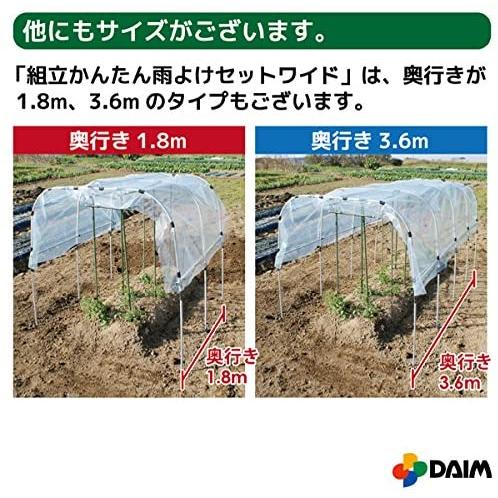 組立かんたん雨よけセット ワイド 1.9×2.7m