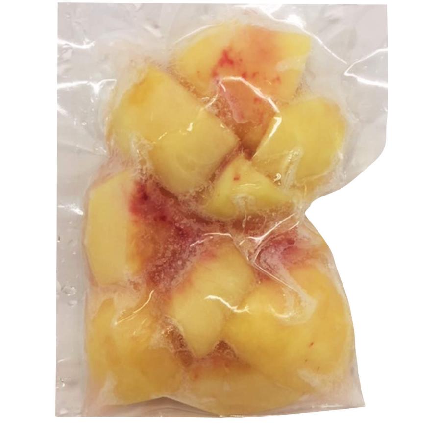 国産 冷凍桃 2袋 詰合せ 桃 フルーツ 冷凍 冷凍フルーツ もも 真空パック カットフルーツ NORUCA
