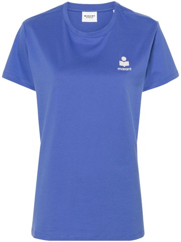 MARANT ÉTOILE - Aby organic cotton T-shirt - women - Organic Cotton - XS - Blue
