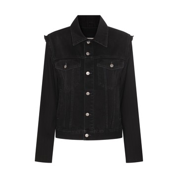 Mm6 Maison Margiela - Black Cotton Denim Jacket