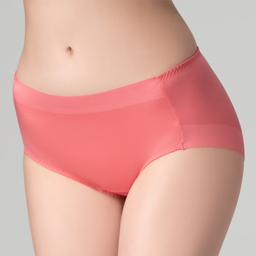 SWEAR 思薇爾 撩波 幻彩 系列 M-XXL 低衩 素面 中低腰 三角 內褲 (彩霓紅)