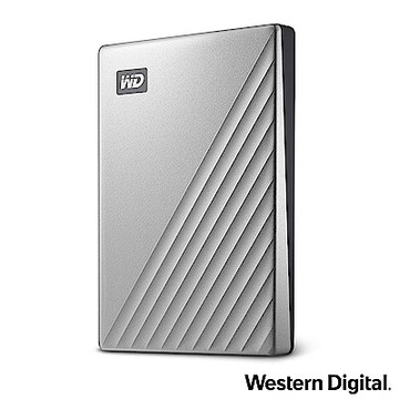 WD My Passport Ultra 2TB(炫光銀) 2.5吋USB-C行動硬碟