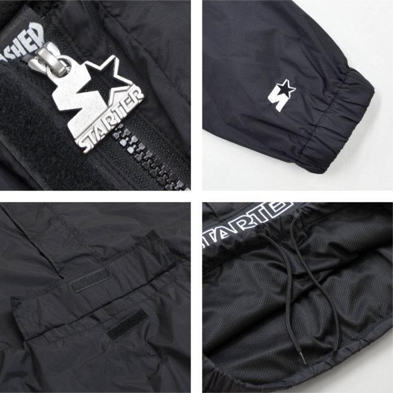 THRASHER スラッシャー × STARTER スターター NYLON ANORAK JACKET アノラックジャケット ナイロンジャケット  マウンテンパーカー STTH-2001 バーゲン | LINEブランドカタログ