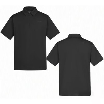 The North Face 北臉 短袖上衣 男 POLO衫 吸濕排汗 M ELITE HECTO SS POLO 黑 NF0A8G7CJK3