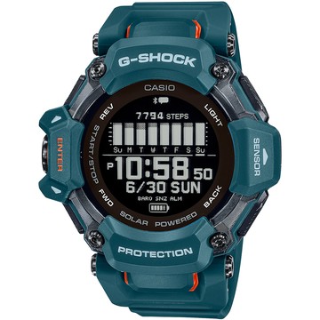 CASIO G-SHOCK 太陽能GPS運動訓練心率錶/GBD-H2000-2