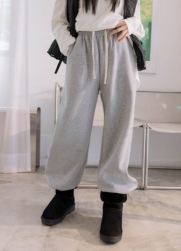 可縮口兩穿棉褲