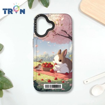 TRON IPHONE 16 可愛小動物樹下乘涼 防摔 MAGSAFE 磁吸 太空載具殼 透黑 手機殼