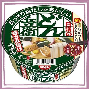 日清食品 日清のあっさりおだしがおいしいどん兵衛 きざみ揚げうどん 68G ×12個