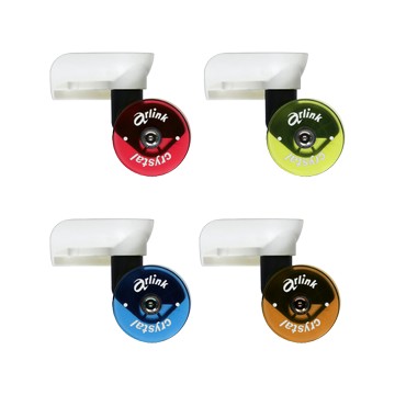 Carry系列30吋行李箱專用水晶直排輪 白色行李箱-瑪瑙藍