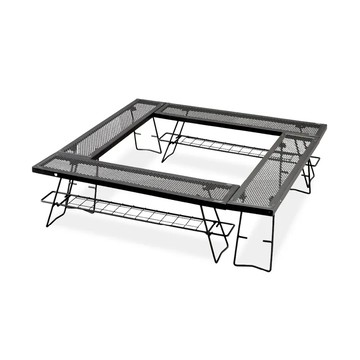 IRIS OHYAMA 愛麗思歐雅瑪 變形露營組合桌 TKB-TB98 1個  980mm  黑色  980 x 980 x 270mm