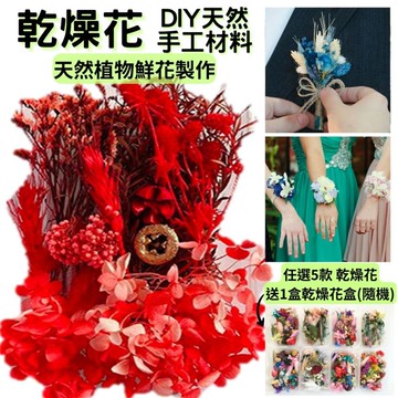 【A-ONE】乾燥花 永生花 索拉花 DIY手作 花材盒 拍攝道具 佈置 送禮裝飾 居家裝飾 B01 熱情如火_廠商直送