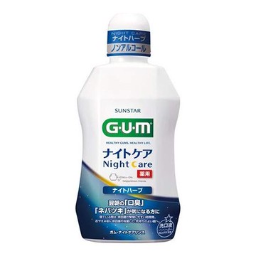 Sunstar GUM Gum Night Care Rinse Night Herb Type 450mL