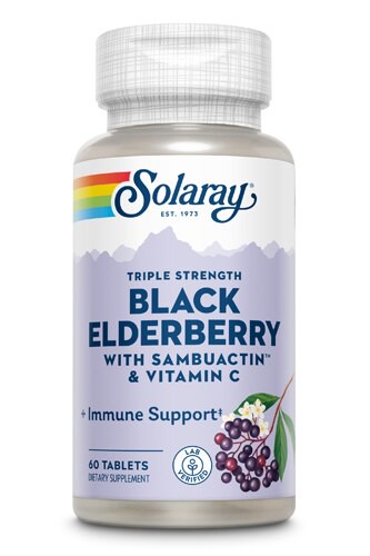Solaray Triple Strength SambActin 1200 mg - 60 Coated Tablets