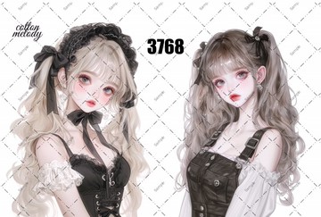 original sticker no.3768 人物貼紙 原創貼紙 原創人物貼紙 裝飾貼紙 cotton melody