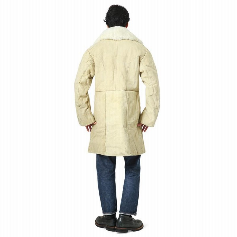 実物 USED ロシア軍 リアルムートン ヴィンテージ シェルパ オーバー 