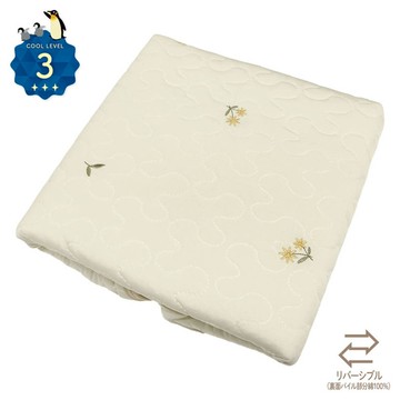 akachan honpo - 超涼感保潔墊-小花 標準尺寸-原色 (70×120cm)