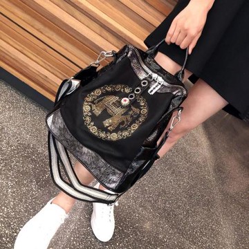 香港I.Tgreg時尚雙肩包女大容量女士背包高級感洋氣包包兩用旅行