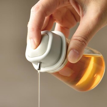 HARIO廚房玻璃防漏按壓油瓶家用醬油醋調味瓶橄欖油壺分裝瓶SYO