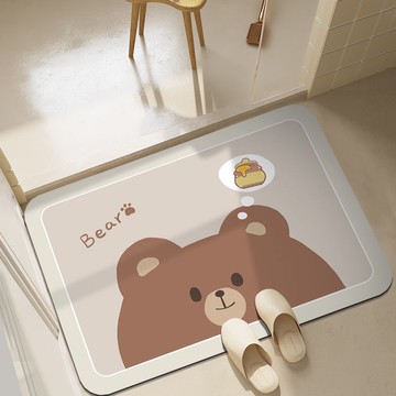 【限時特惠】浴室防滑地墊 珪藻土軟墊 軟式 吸水地墊 踏墊 腳踏墊 矽藻土地墊 浴室地墊 防滑墊 硅藻土地墊 速乾墊