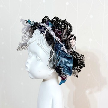 手工拼接髮箍 / 蕾絲頭箍 寬版 寬邊 髮帶式髮窟 頭帶 頭飾