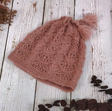 ChiChi手作-輕柔保暖-毛線毛帽【兩用帽】