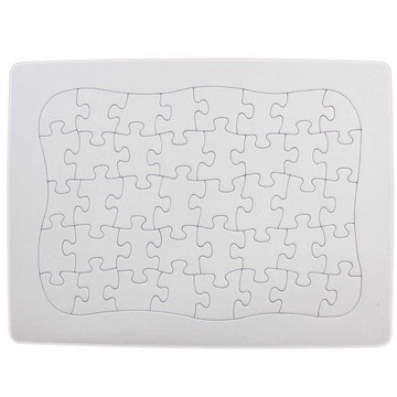 空白拼圖彩繪 小40片 彩繪拼圖/一個入(定18) DIY拼圖 27.8cm x 20.5cm-AA4373A【APP滿額下單10%點數(單一帳號最高1000點)】4/30止